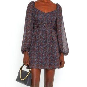 o.p.t.  |  One Pretty Time Paisley Chiffon Dress